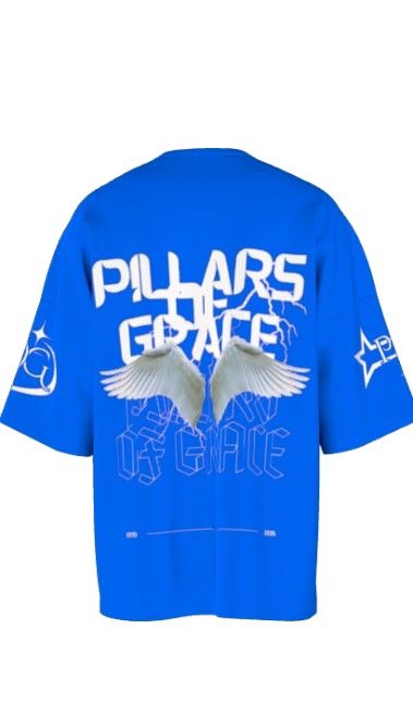 POG Wings Tee - Electric Blue